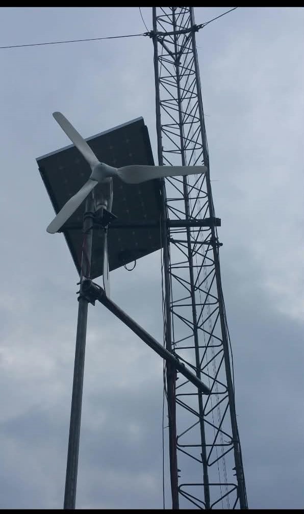 Xtrinet telecommunications tower and renewable-energy infrastructure in Jamaica